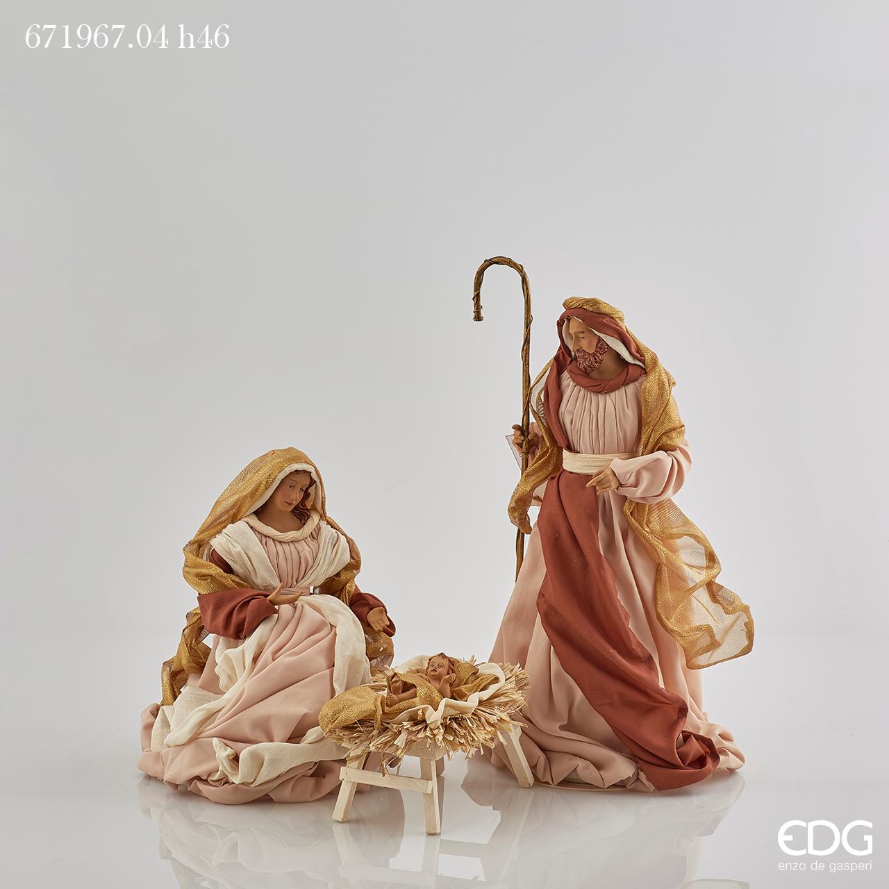 SET 3 NATIVITÀ IN TESSUTO H46CM