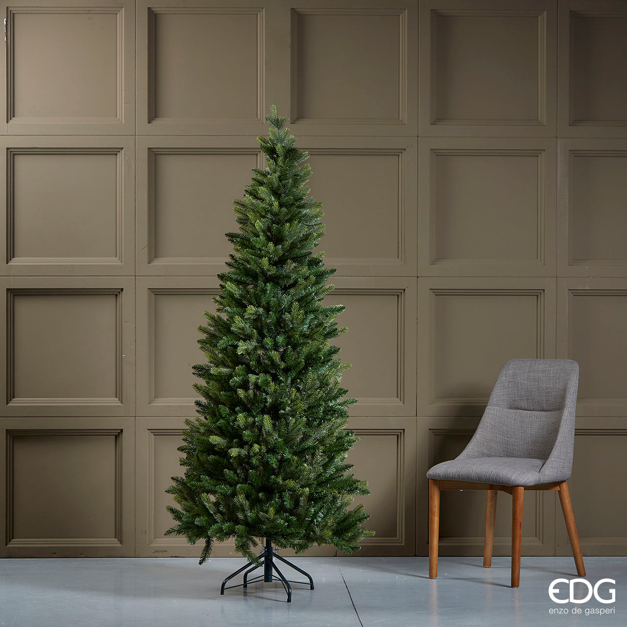 ALBERO DI NATALE PASUBIO SLIM VERDE ALTEZZA A SCELTA
