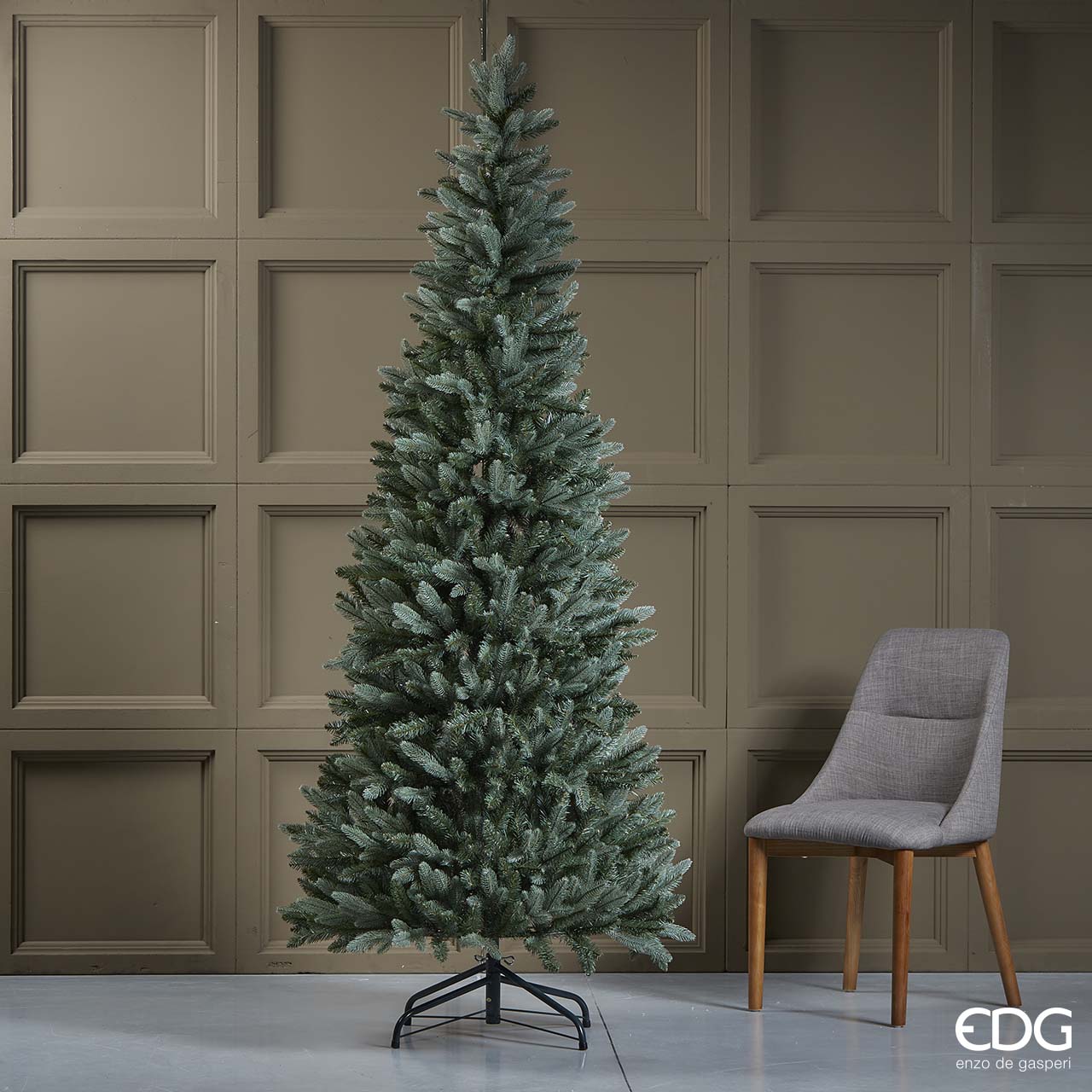 ALBERO DI NATALE MONVISO VERDE SLIM ALTEZZA A SCELTA