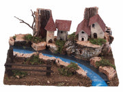 PAESE CON FIUME 26X18X11CM
