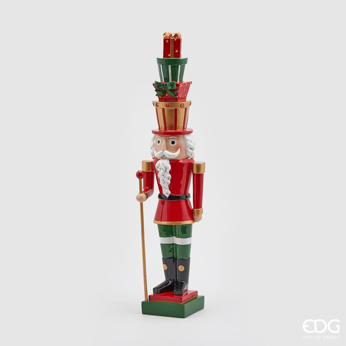 SOLDATINO IN RESINA 51CM ROSSO/VERDE