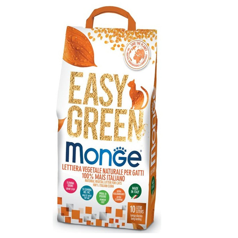LETTIERA VEGETALE EASY GREEN PER GATTI 100% MAIS 10LT