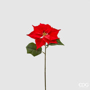 RAMO STELLA DI NATALE 48CM COLORE ROSSO