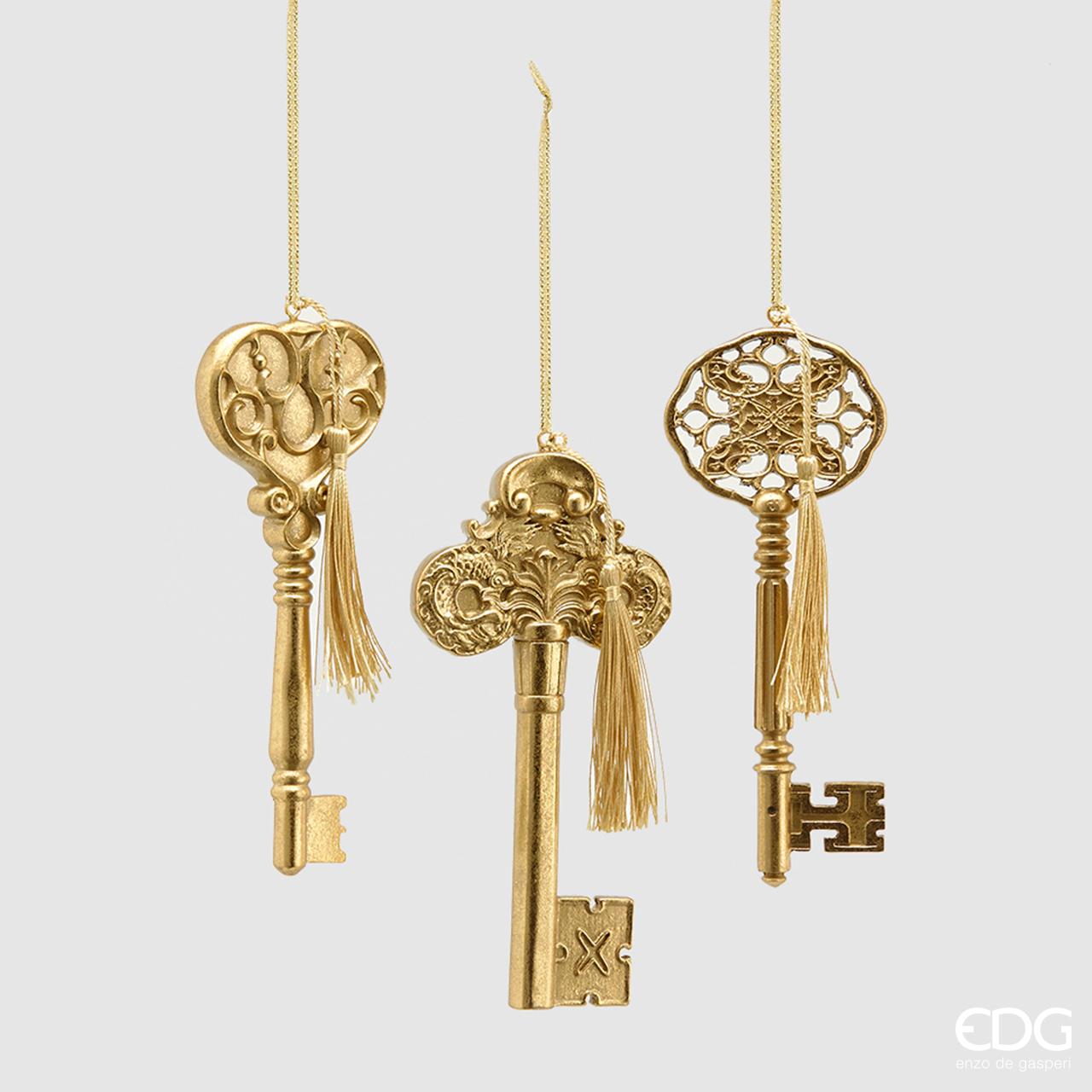 CHIAVE APPENDIBILE 19CM ORO MODELLO ASSORTITO