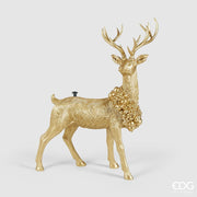 SUPPORTO BASE CERVO ORO PER ALBERO DI NATALE 81X38XH102CM
