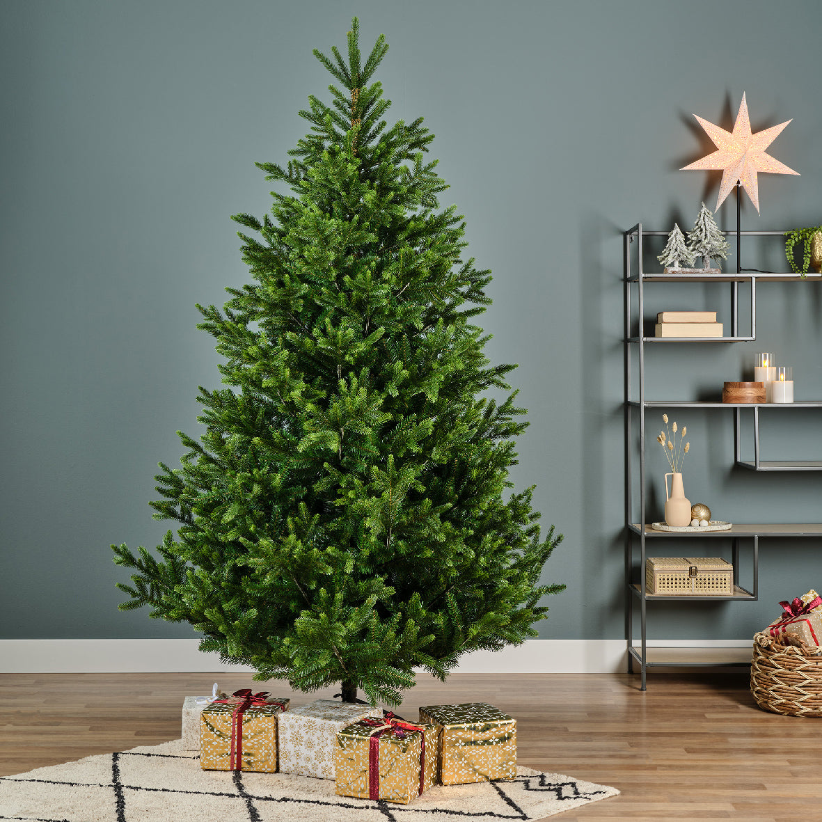 ALBERO DI NATALE 240CM NORDMANN VERDE