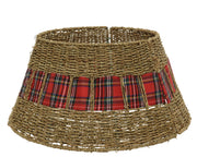 COPRI BASE 70X28CM CON FANTASIA SCOZZESE PER ALBERO DI NATALE