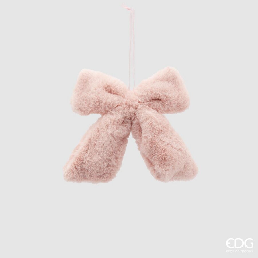 FIOCCO APPENDIBILE IN PELUCHE ROSA 16X22CM