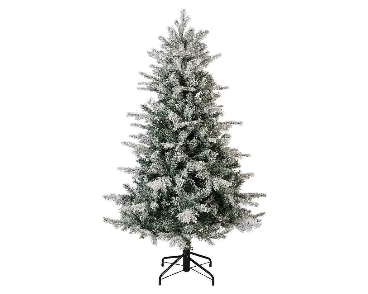 ALBERO DI NATALE VERMONT VERDE EFFETTO GHIACCIATO 150CM