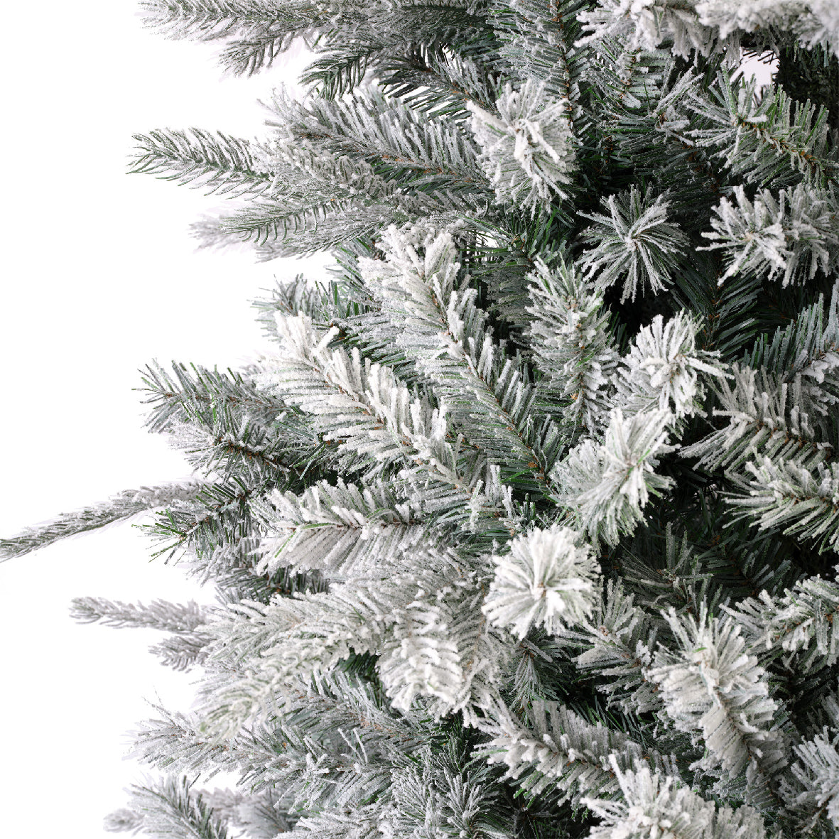 ALBERO DI NATALE VERMONT VERDE EFFETTO GHIACCIATO 180CM