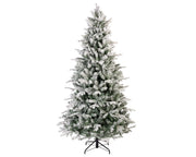 ALBERO DI NATALE VERMONT VERDE EFFETTO GHIACCIATO 210CM