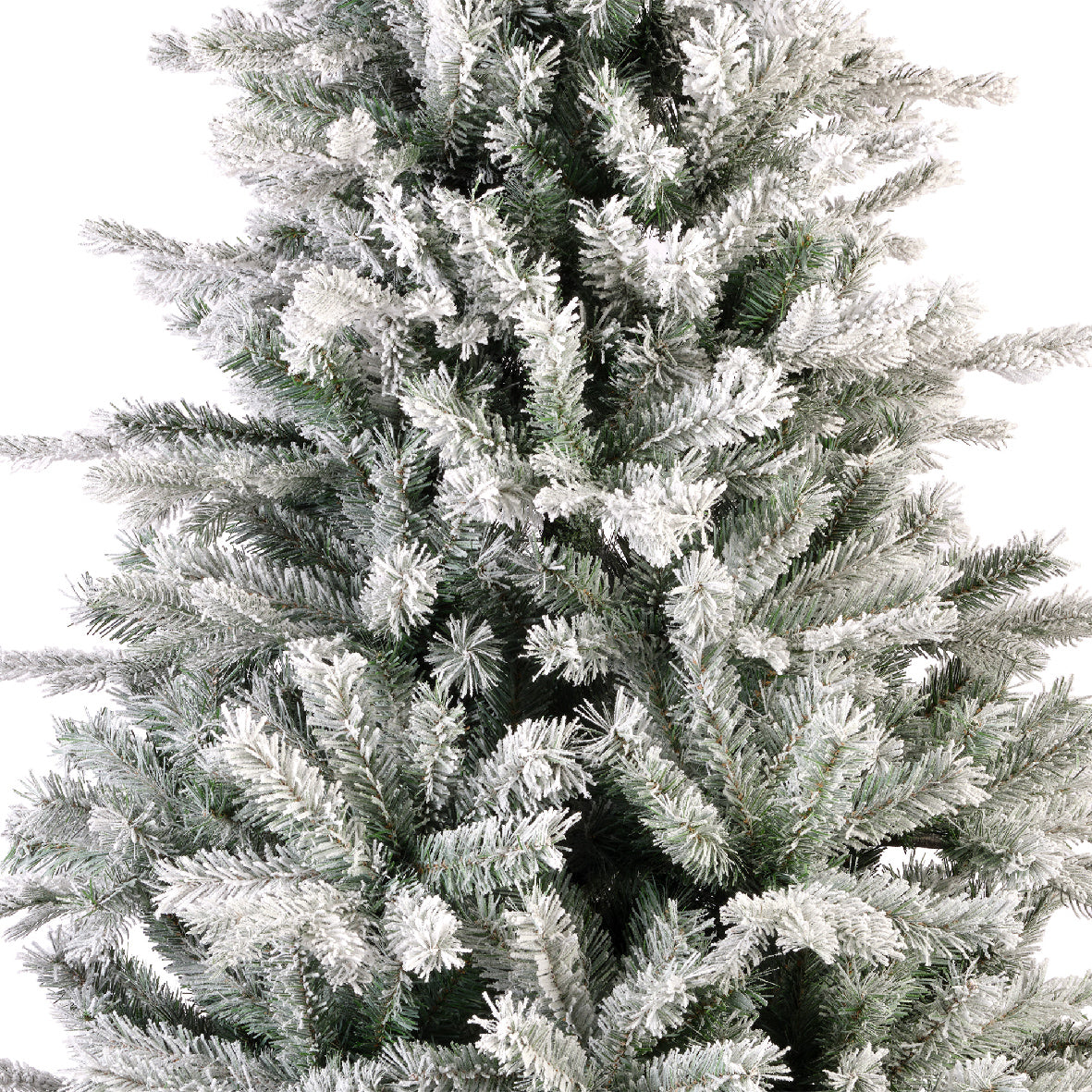ALBERO DI NATALE VERMONT VERDE EFFETTO GHIACCIATO 240CM