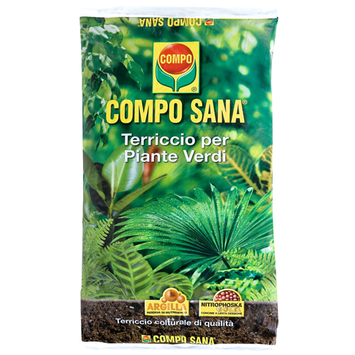 COMPO SANA TERRICCIO PER PIANTE VERDI DI QUALITA' 10 LT