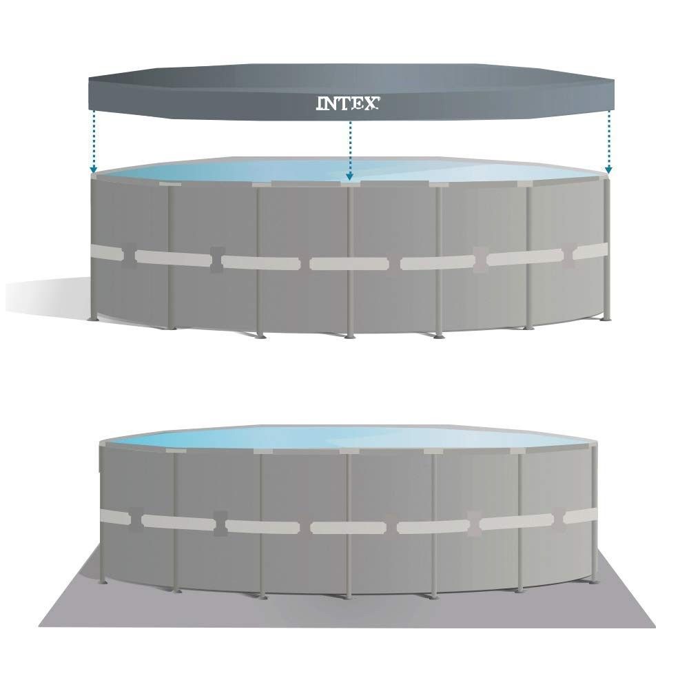 PISCINA ULTRAFRAME XTR 488XH122CM + POMPA A SABBIA + SCALETTA + TELI