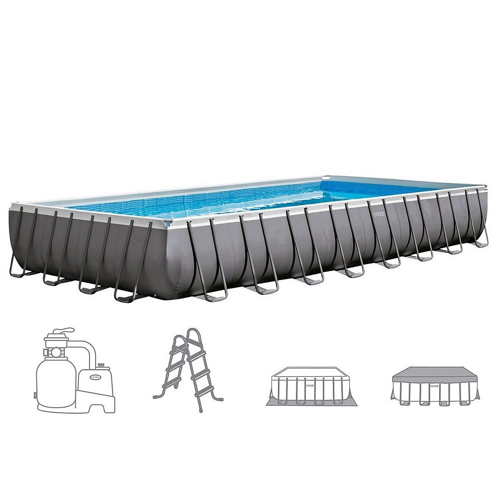PISCINA ULTRA FRAME CM 975X488X132 RETTANGOLARE CON POMPA E ACCESSORI