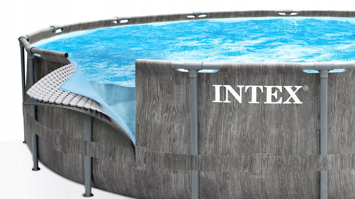 PISCINA ROTONDA PRISMA GREYWOOD 457X122CM CON POMPA FILTRO