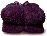 Coperta Teddy 150x200cm Viola Scuro
