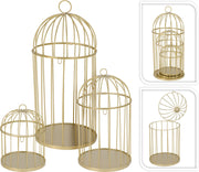 Gabbia media Decorativa in Metallo - 29 cm