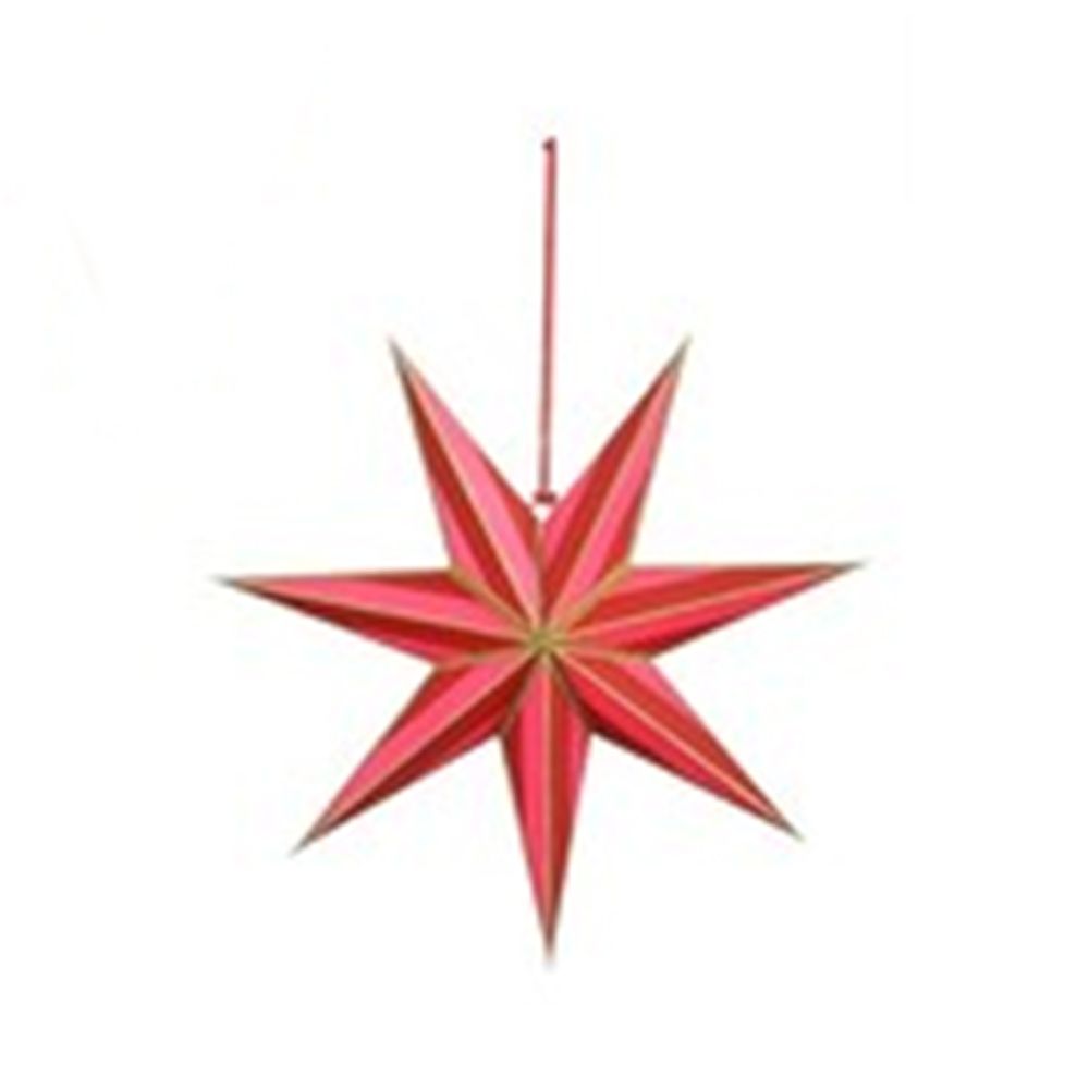 Pendente Stella H.14 D.45 cm Rosso