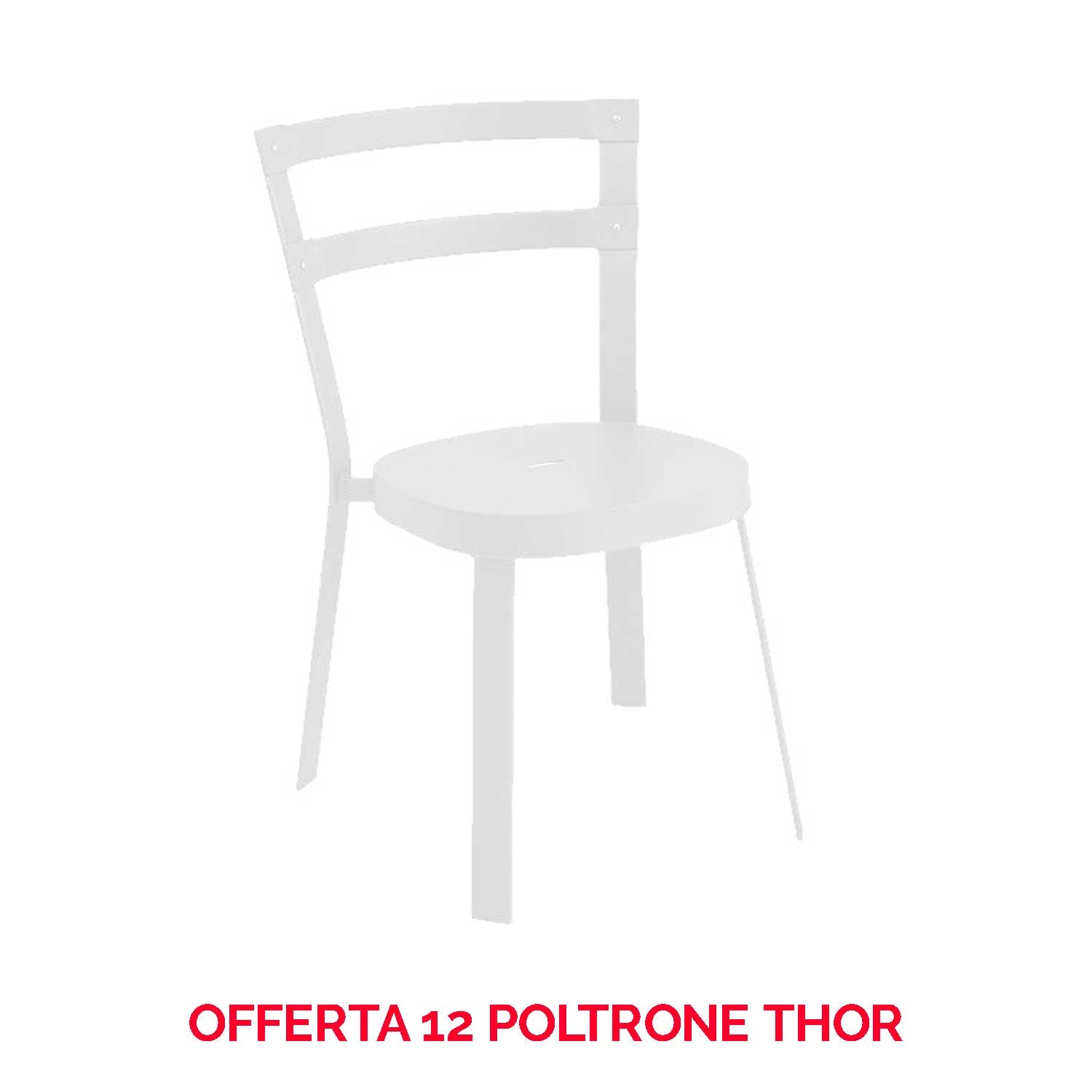 OFFERTA 12 SEDIE THOR COLORE A SCELTA