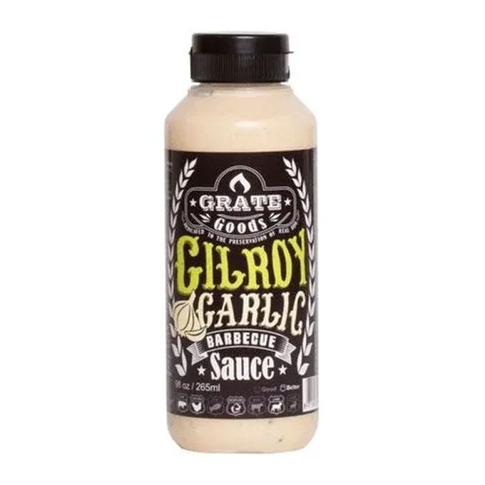 SALSA GILROY GARLIC BARBECUE 265ML