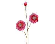Gerbera Glitterata Rosa H.74 cm
