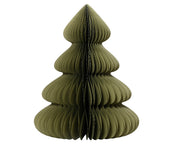 Albero di natale decorativo in Carta Verde 48cm