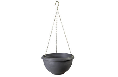 Vaso Sospeso Terrae Basket 35 Grigio Fumo Plastecnic
