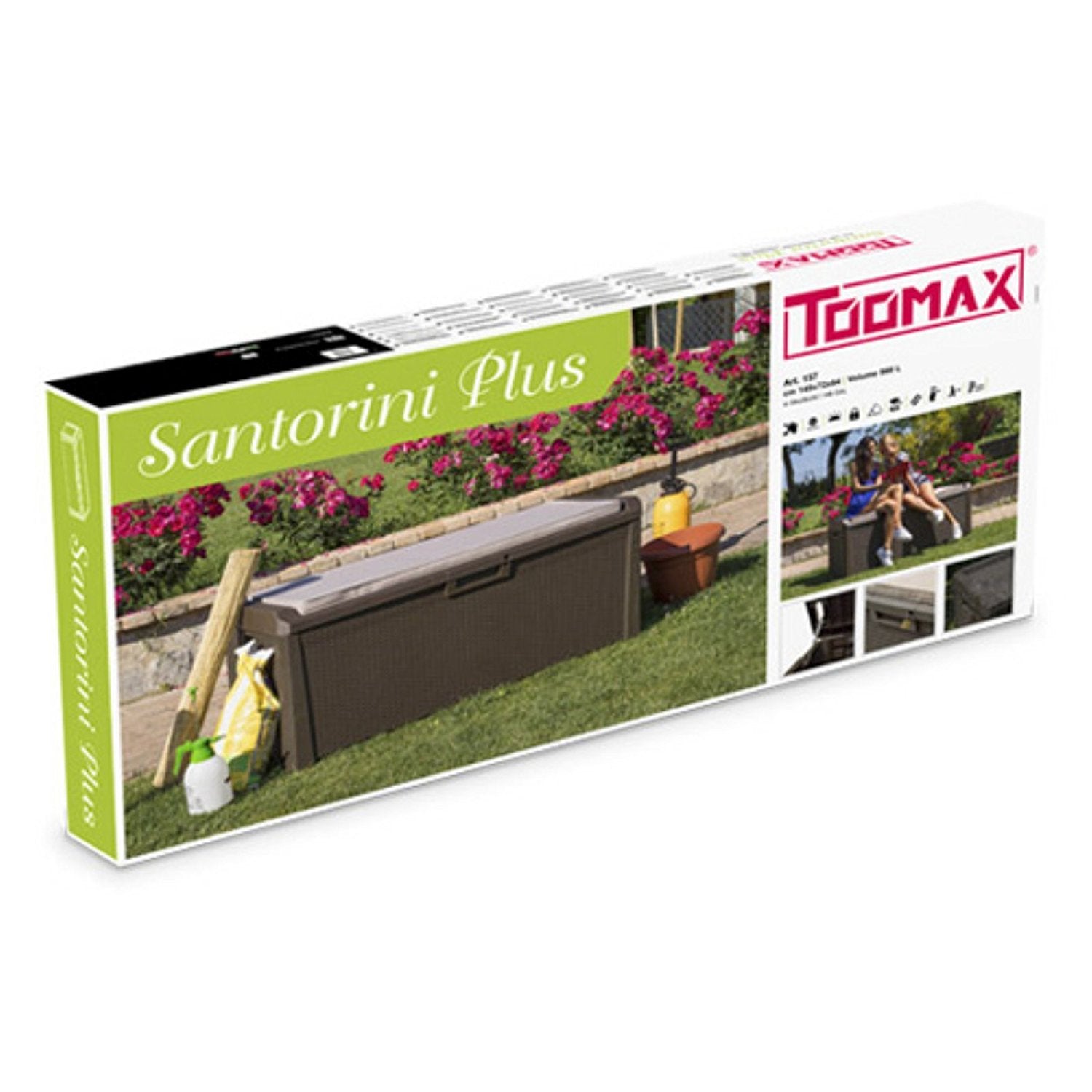 BAULE MULTIBOX SANTORINI PLUS MULTIUSO ANTRACITE