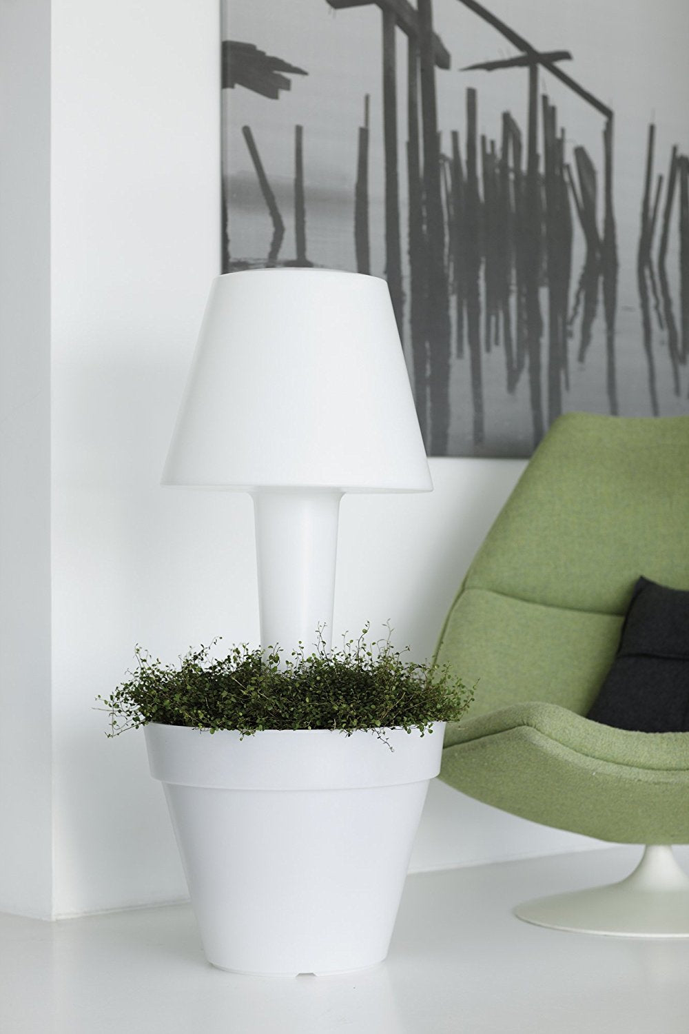 VASO LUMINOSO PURE TWILIGHT 50CM TRASPARENTE