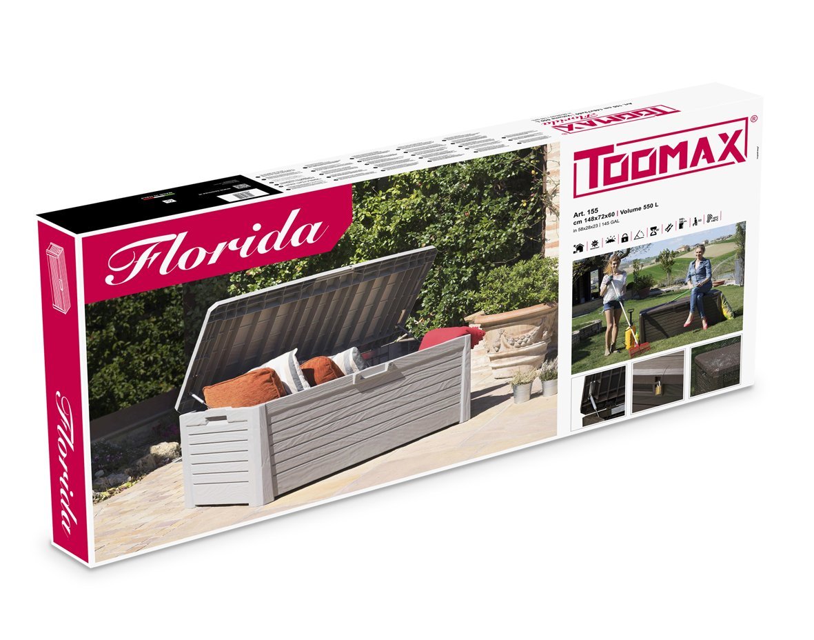 BAULE MULTIBOX FLORIDA 148X72X60 MARRONE