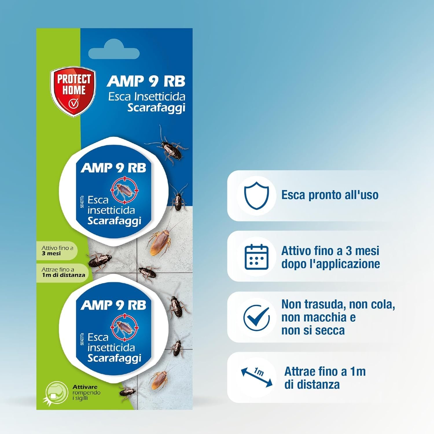 Trappola Scarafaggi 2 Pezzi Protect Home Fastion