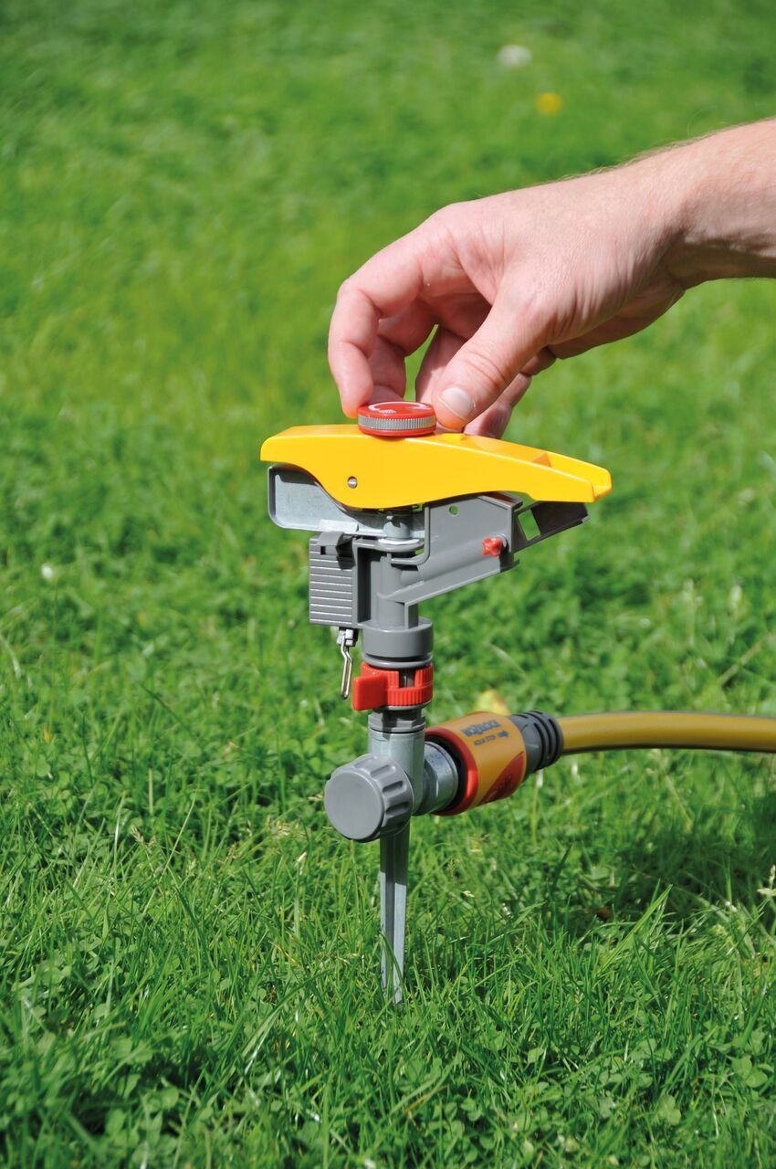 IRRIGATORE A PULSANTE COPERTURA FINO A 450MQ