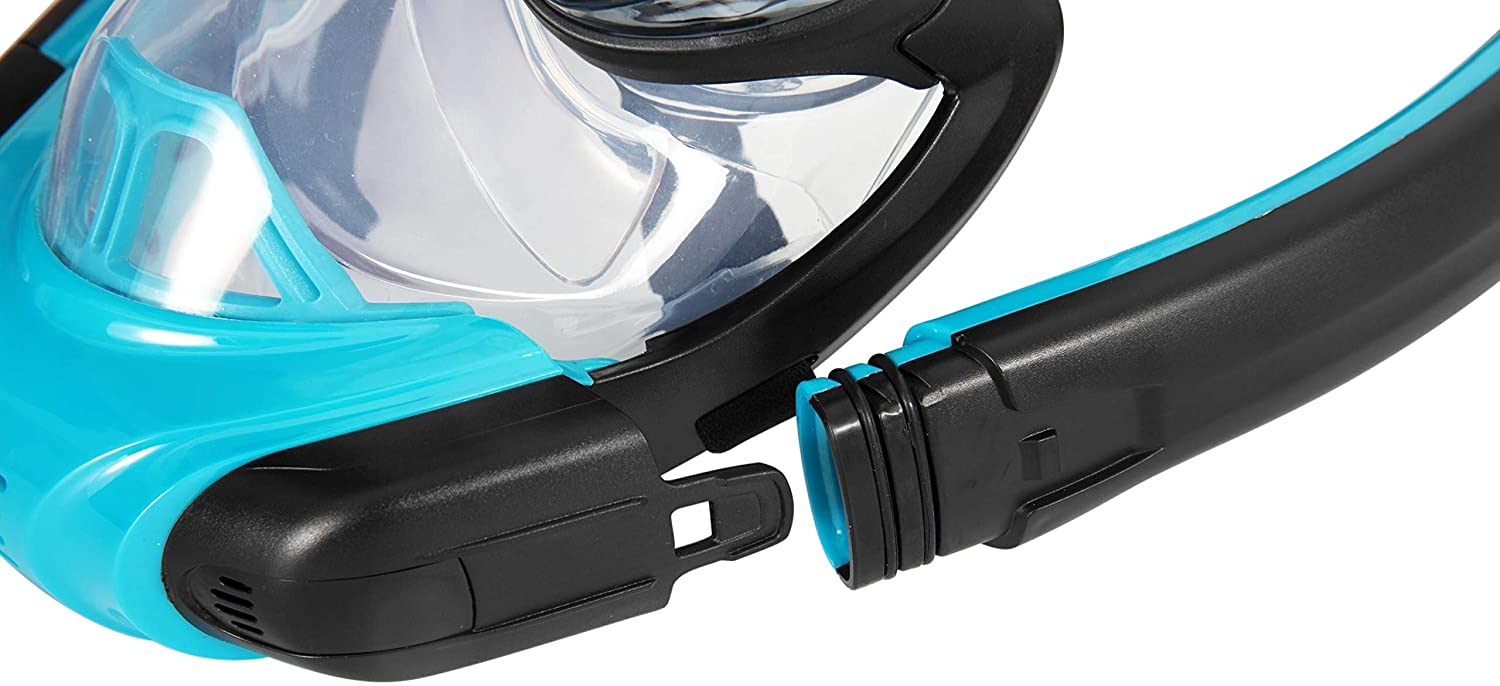 MASCHERA CON BOCCAGLIO DA SNORKELING HYDRO-PRO FLOWTECH L/XL