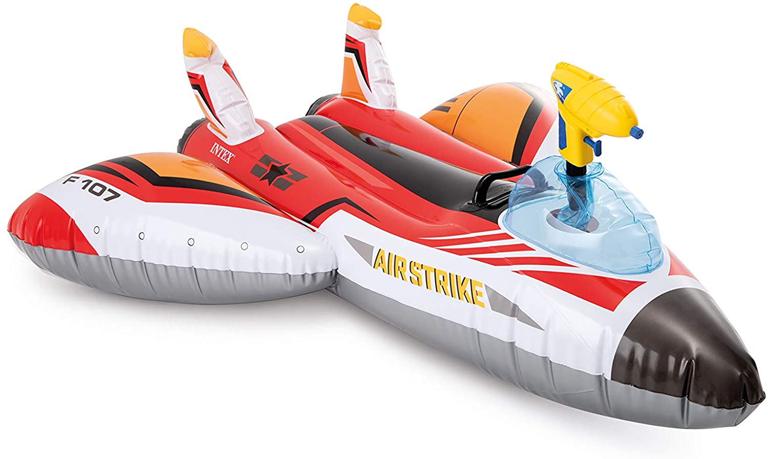AEREO GONFIABILE CAVALCABILE CON PISTOLA D'ACQUA ASSORTITO 117X77CM