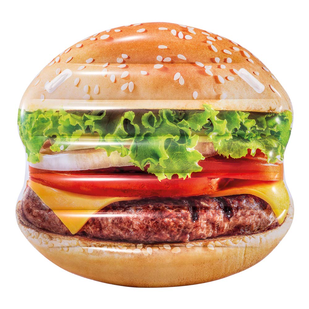 MATERASSINO GONFIABILE HAMBURGER 145X142CM