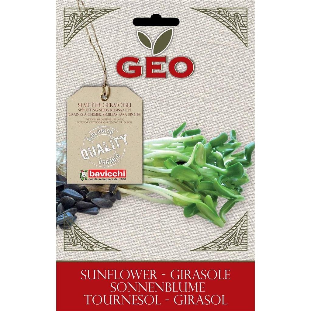 SEMI BIO DI GIRASOLE PER GERMOGLI 80GR