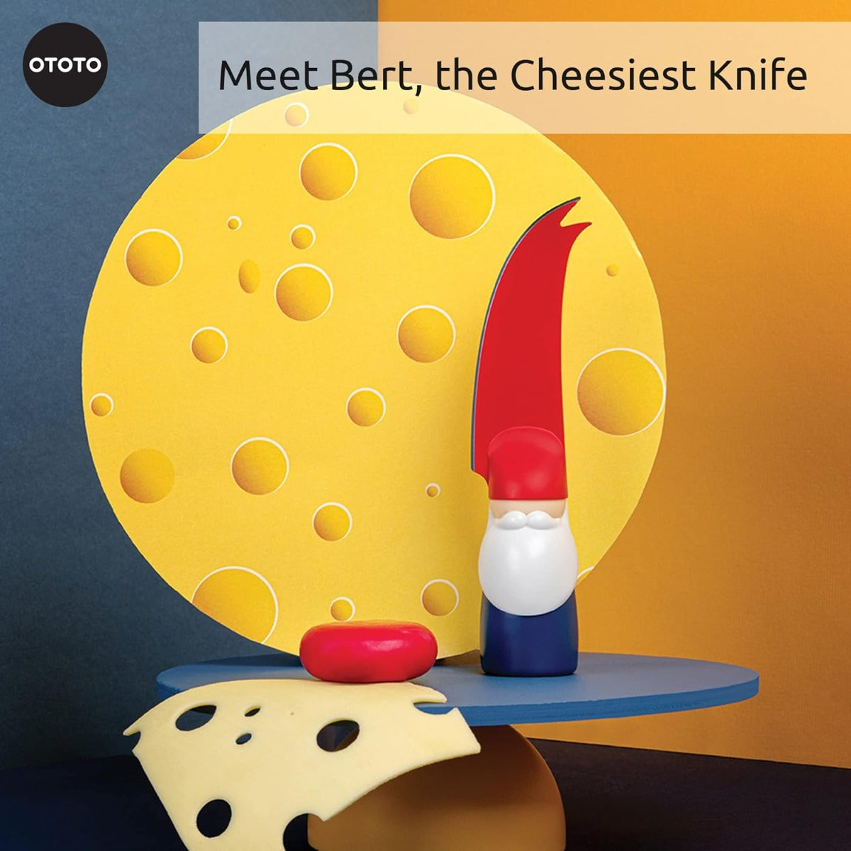COLTELLO BERT MULTIUSO PER FORMAGGIO FRUTTA VERDURA