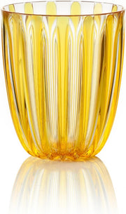 BICCHIERE TUMBLER "DOLCEVITA" (ISCC+), BASSO, COLOR AMBRA