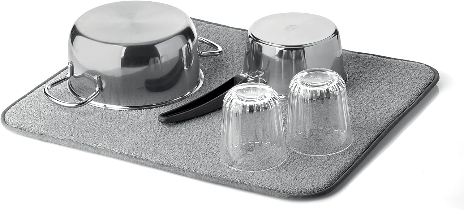 TAPPETINO UNIVERSALE SCOLATUTTO 'DRY&FOLD' "ORGANIZATION" GRIGIO