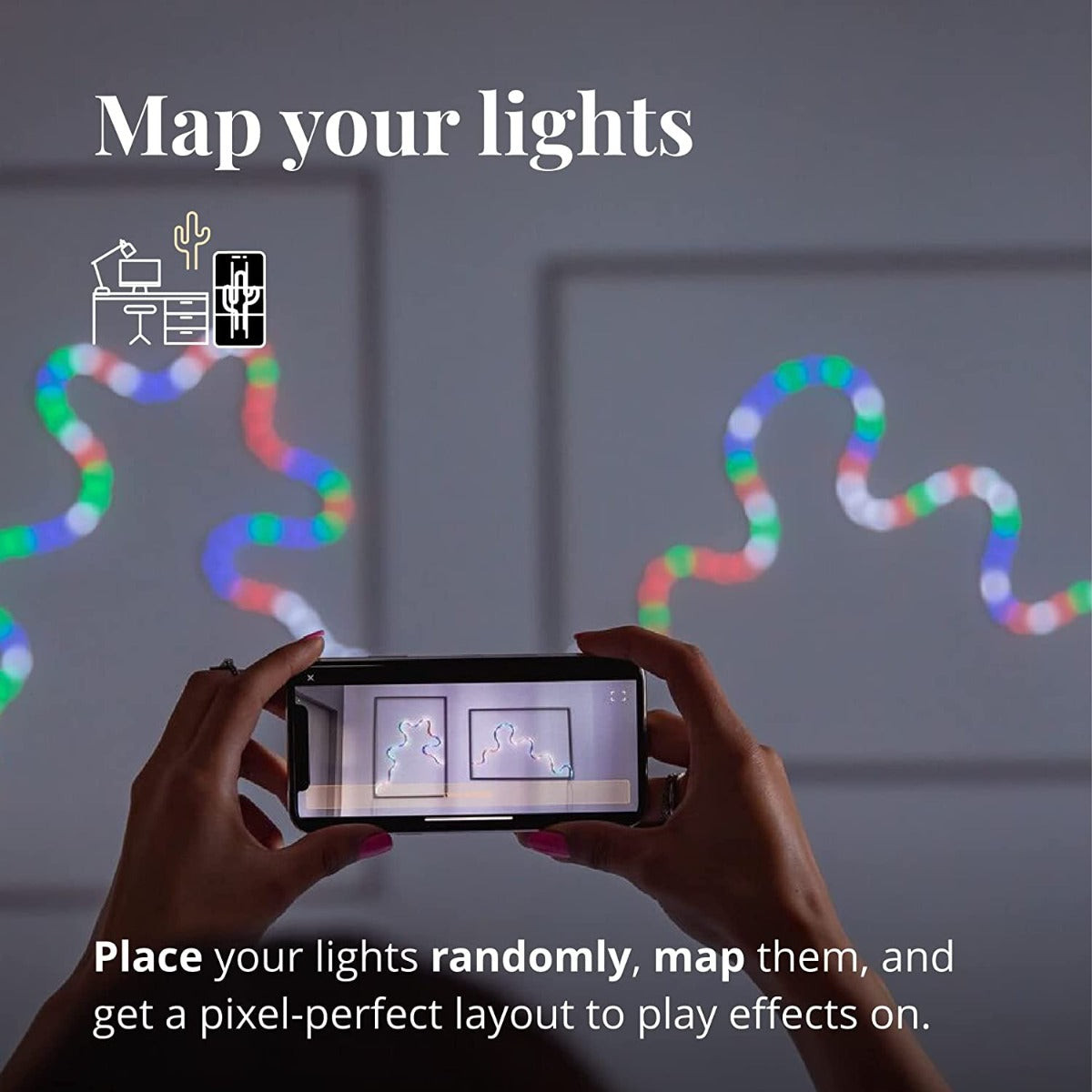 TWINKLY FLEX TUBO FLESSIBILE 2 M 192 LED RGB BT + WIFI