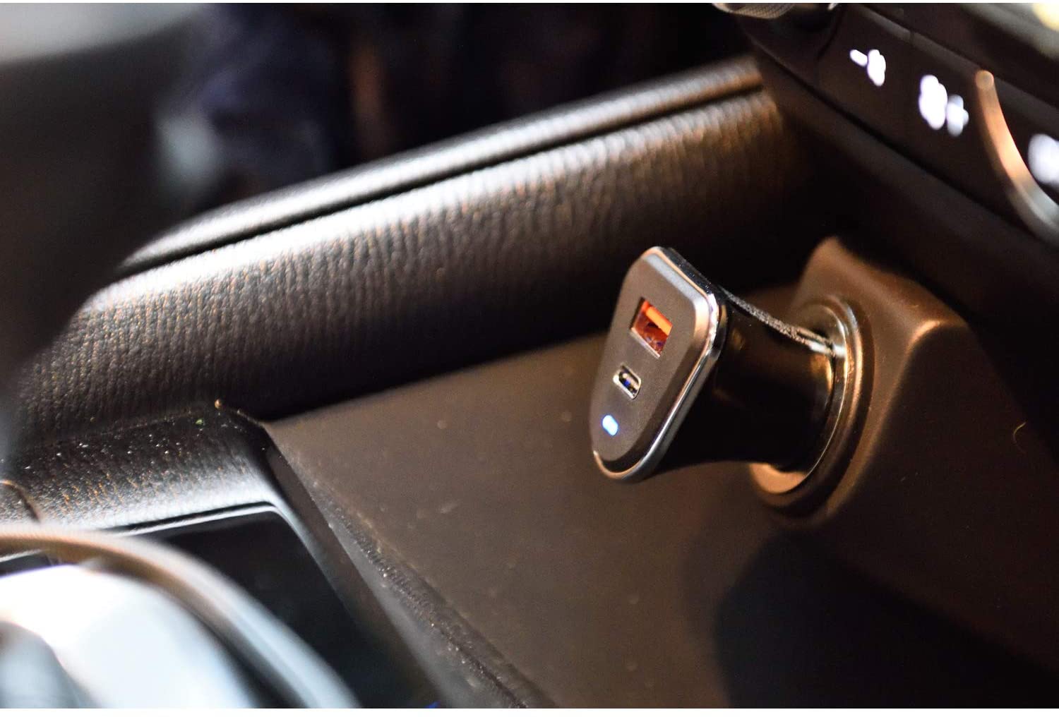 CARICATORE RAPIDO PER AUTO 18W PRESA ACCENDISIGARI USB TYPE-C