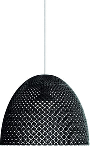 LAMPADARIO SOSPENSIONE GRANDE FILIGRANA NERO Ø40X32CM