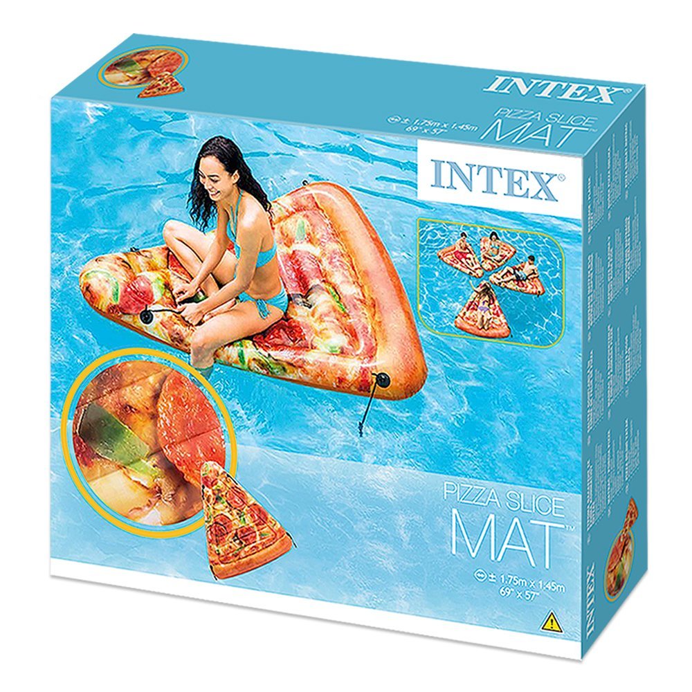 MATERASSINO GONFIABILE TRANCIO DI PIZZA 175X145CM