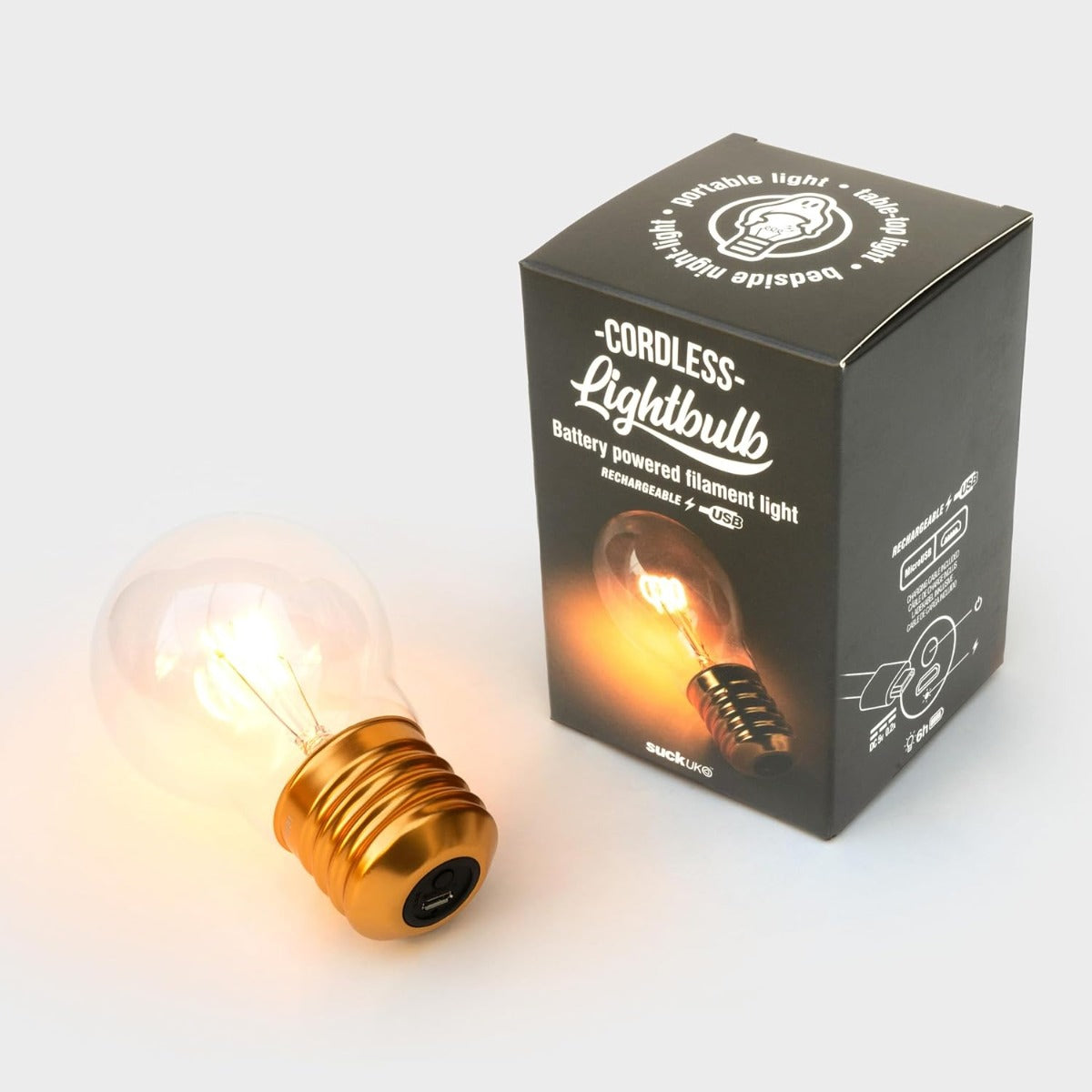 LAMPADA DA TAVOLO A FORMA DI LAMPADINA USB