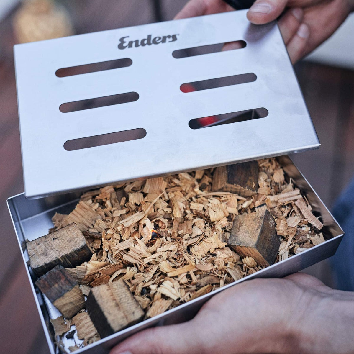SCATOLA PER AFFUMICATURA BBQ IN ACCIAIO INOX