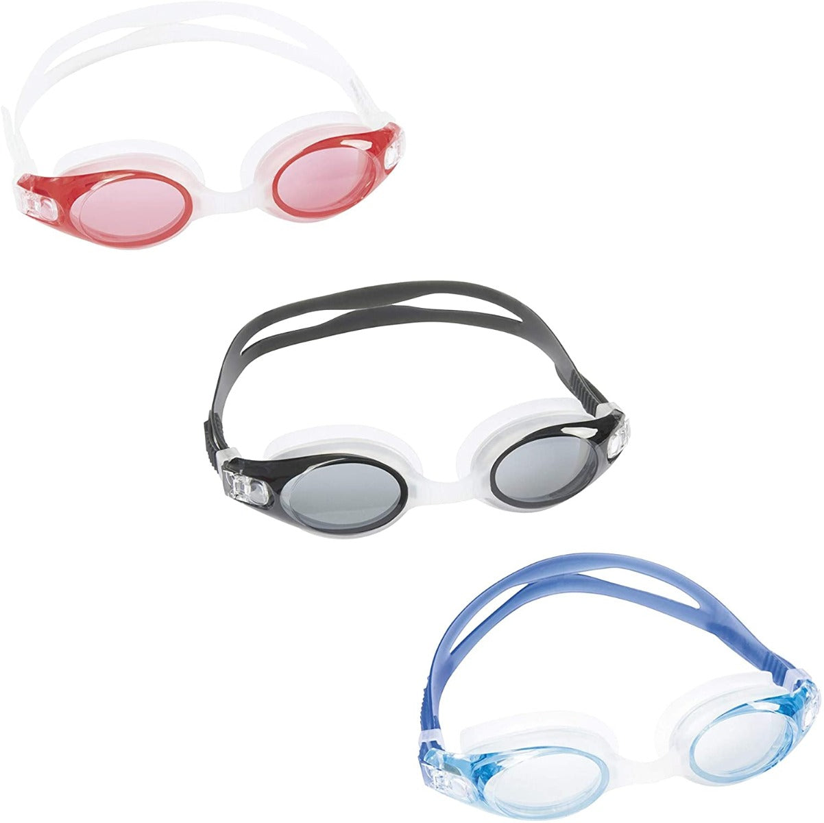 OCCHIALINI ATHLETA II ADULTO SILICONE, PROTEZIONE UV ASSORTITI