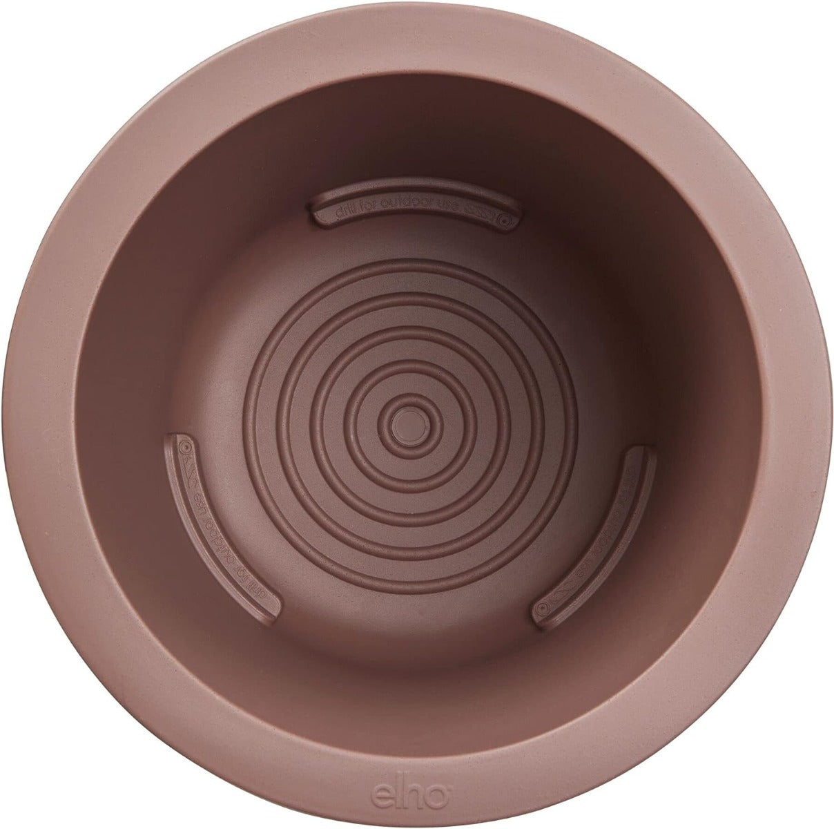 VASO PURE COUPE 35CM ROSY BROWN