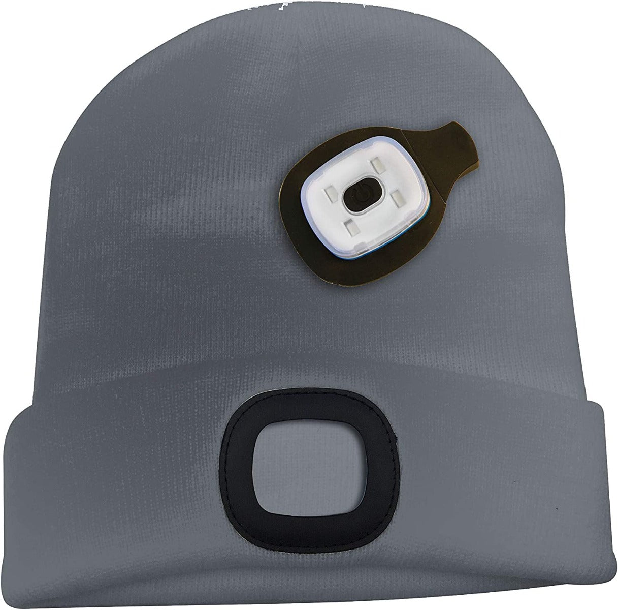 CAPPELLO IN STOFFA CON LUCE LED GRIGIO SCURO TAGLIA UNICA