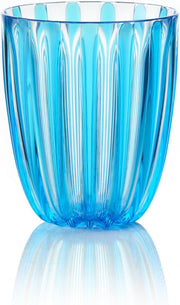 BICCHIERE TUMBLER "DOLCEVITA" (ISCC+), BASSO, COLOR TURCHESE